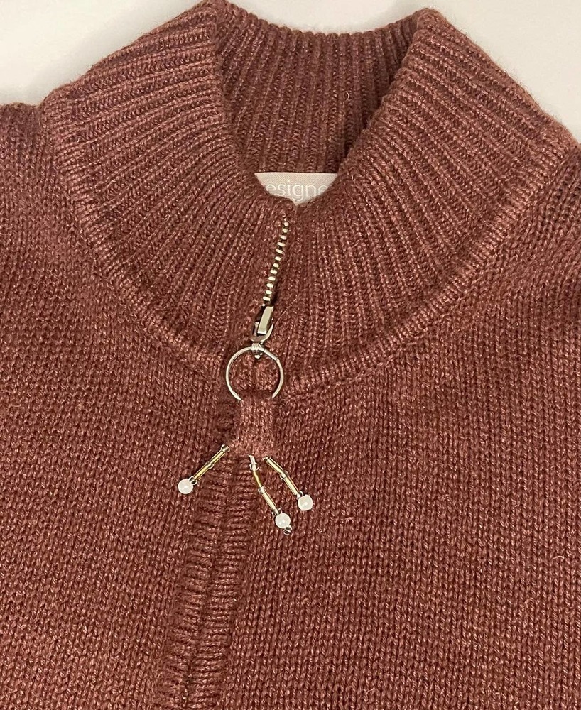 Vintage Designer Originals Studio brown cat sweater - Picture 3 of 5